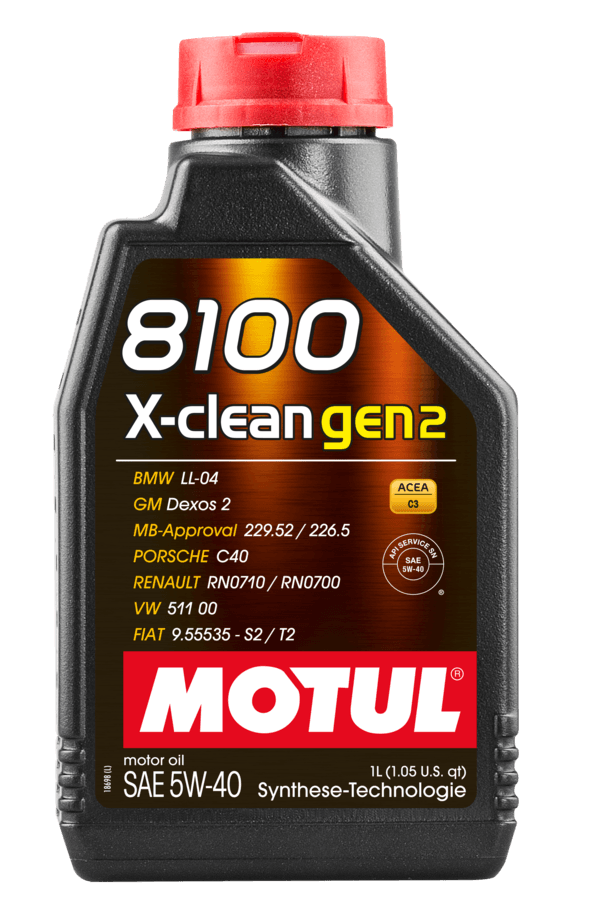 MOTUL 8100 X-CLEAN GEN2 5W-40