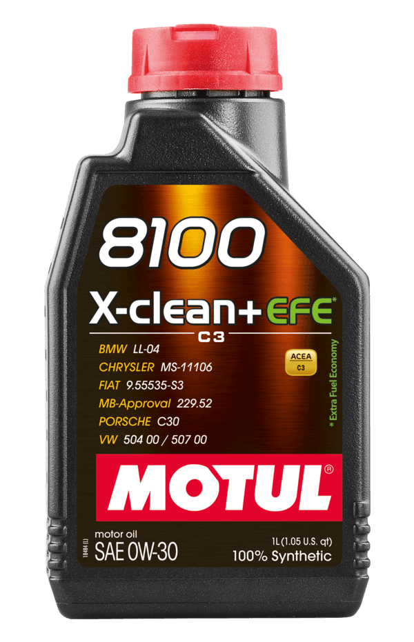 MOTUL 8100 X-CLEAN+ EFE 0W-30